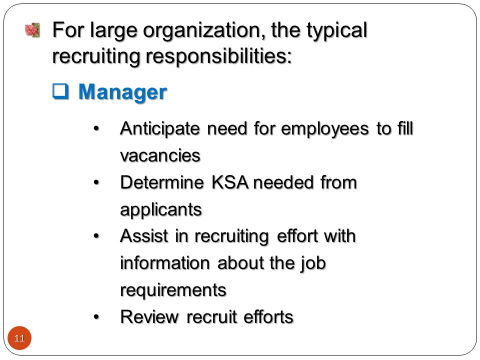 Organisations that need to recruit constantly